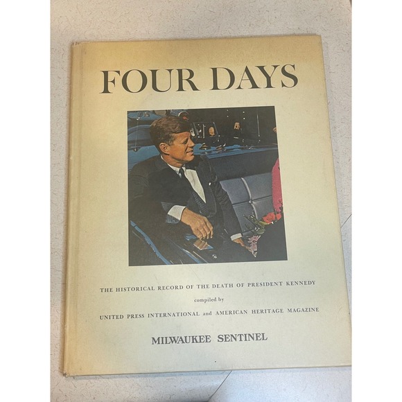 Milwaukee Sentinel Other - 1964 Four Days JFK Death Historical Record‎ Book Milwaukee Sentinel Edition